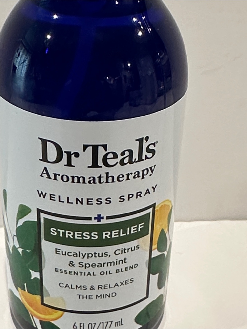 Dr Teal’s Aromatherapy Wellness Spay. Stress Relief w/ Eucalyptus, Citrus etc.